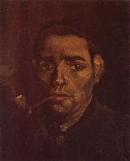 Vincent Van Gogh Head of a Young Peasant with Pipe (nn04) France oil painting artist